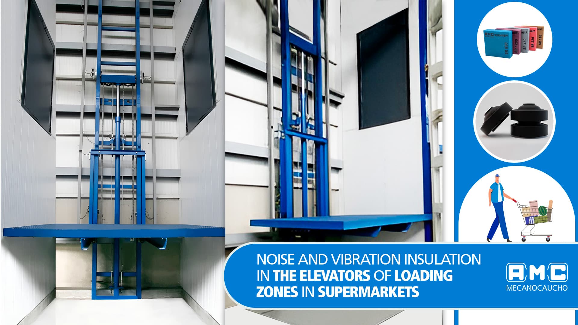 Insulation in the elevators of supermarkets