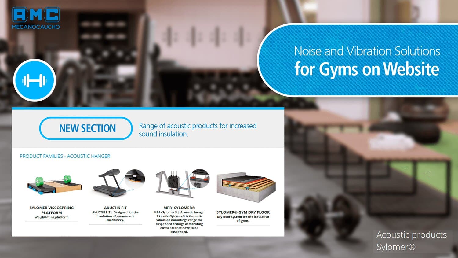 New section solutions for gyms