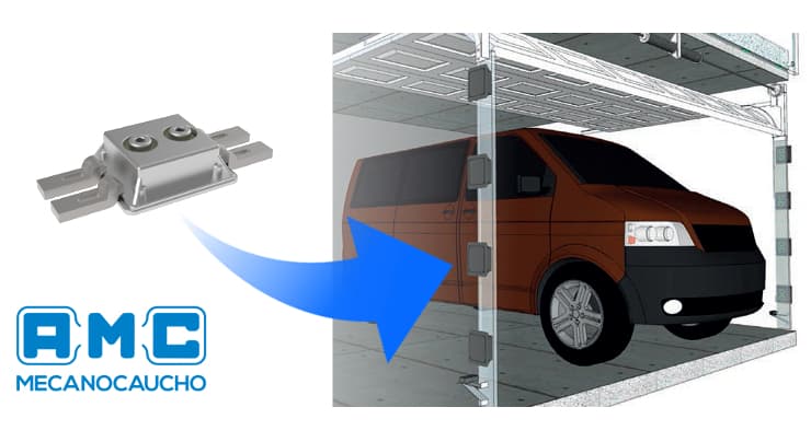 I supporti antivibranti AMC-MECANOCAUCHO® TLG + Sylomer® sono stati
progettati per isolare il rumore strutturale nelle applicazioni edili.
