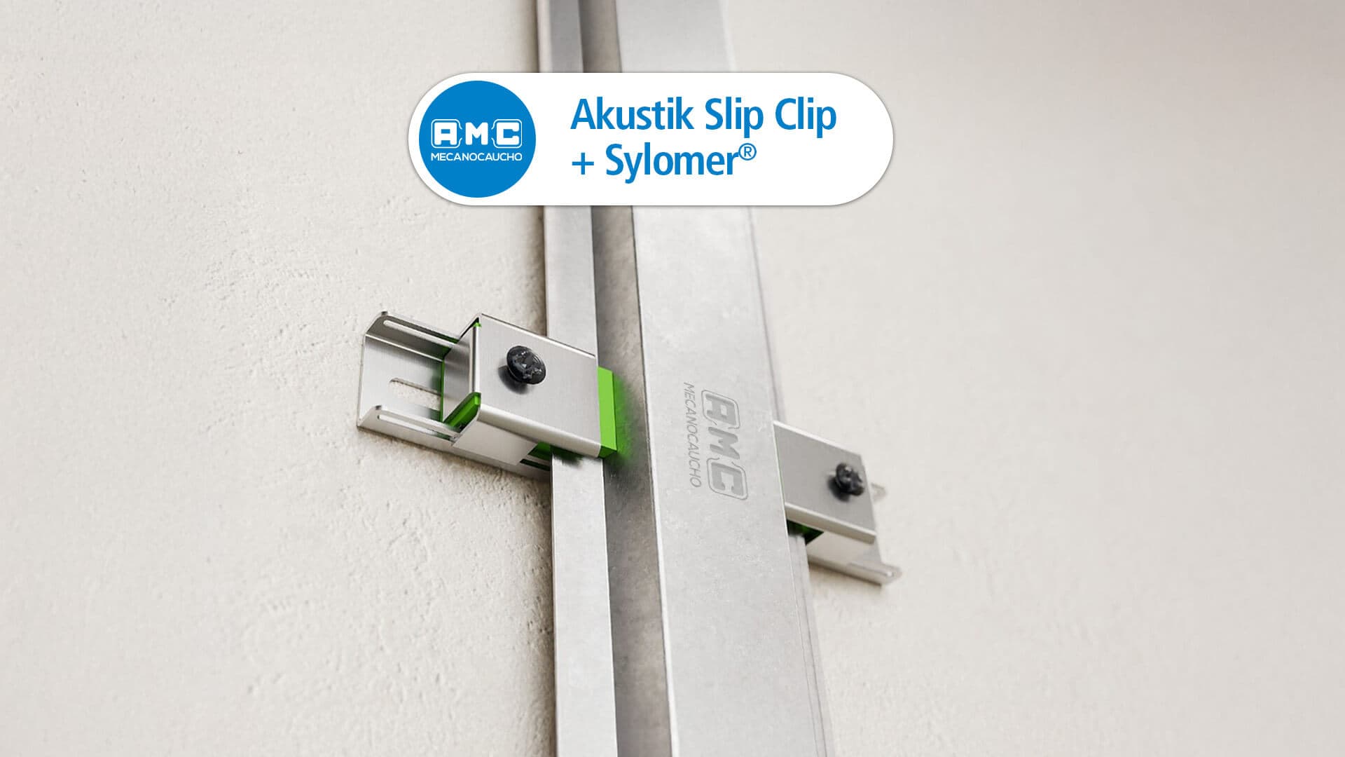 New Akustik Slip Clip + Sylomer