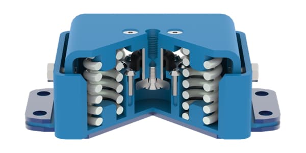 supports antisismiques avec amortisseur visqueux