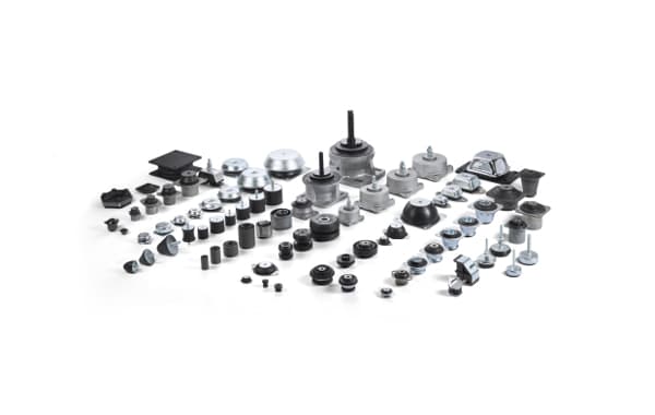 Rubber-metal suspension products