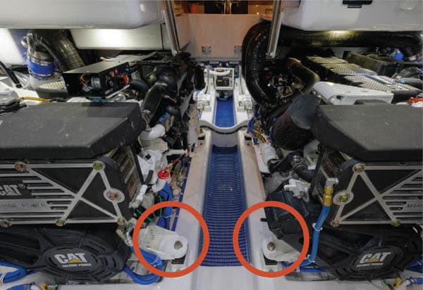 Rubber-metal suspension products, vibration isolatorings for marine engines