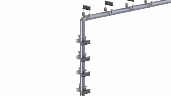 AMC Mecanocaucho pipe risers.