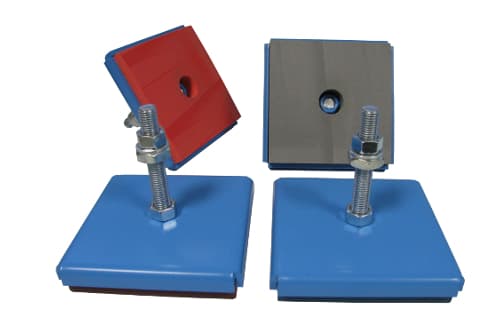 Nuevo TSR+SYLOMER 150x150mm, Soporte antivibratorio
