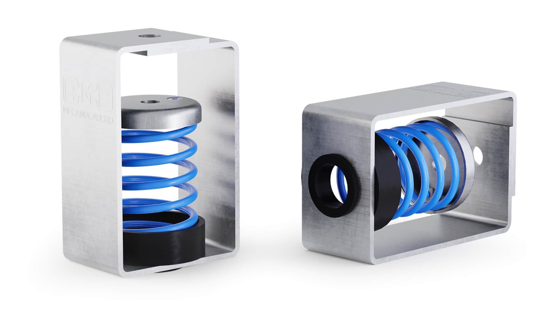 Supporti antivibranti a molla AMC MECANOCAUCHO® VT NT.