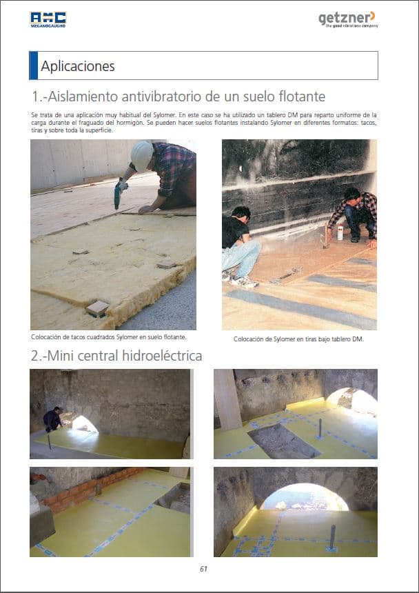 Aplicaciones Sylomer