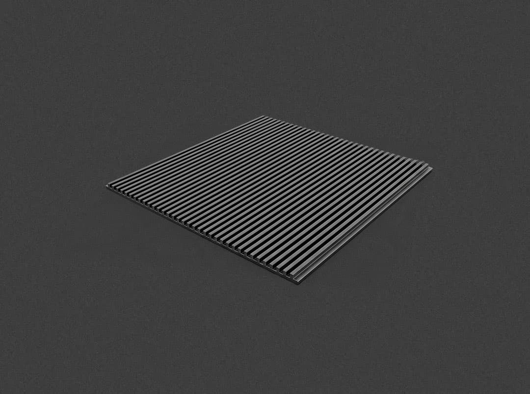 Cut-to-size HVAC vibration isolation pads for supporting rooftop and mechanical equipment