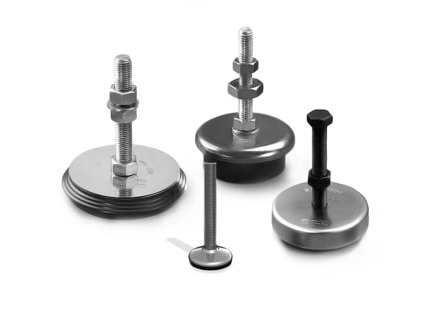 Machine foot mounts