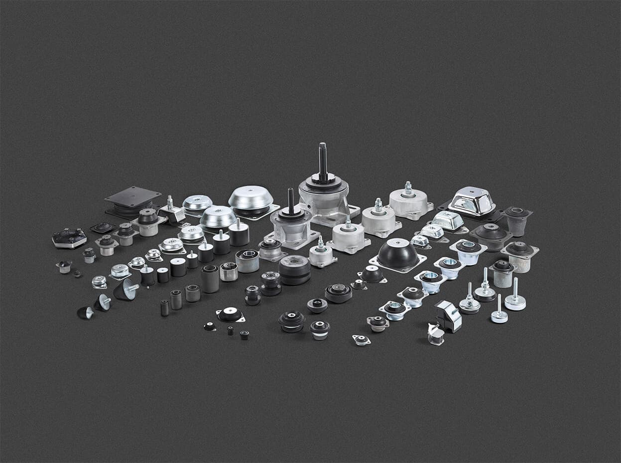 Rubber-to-metal mounts