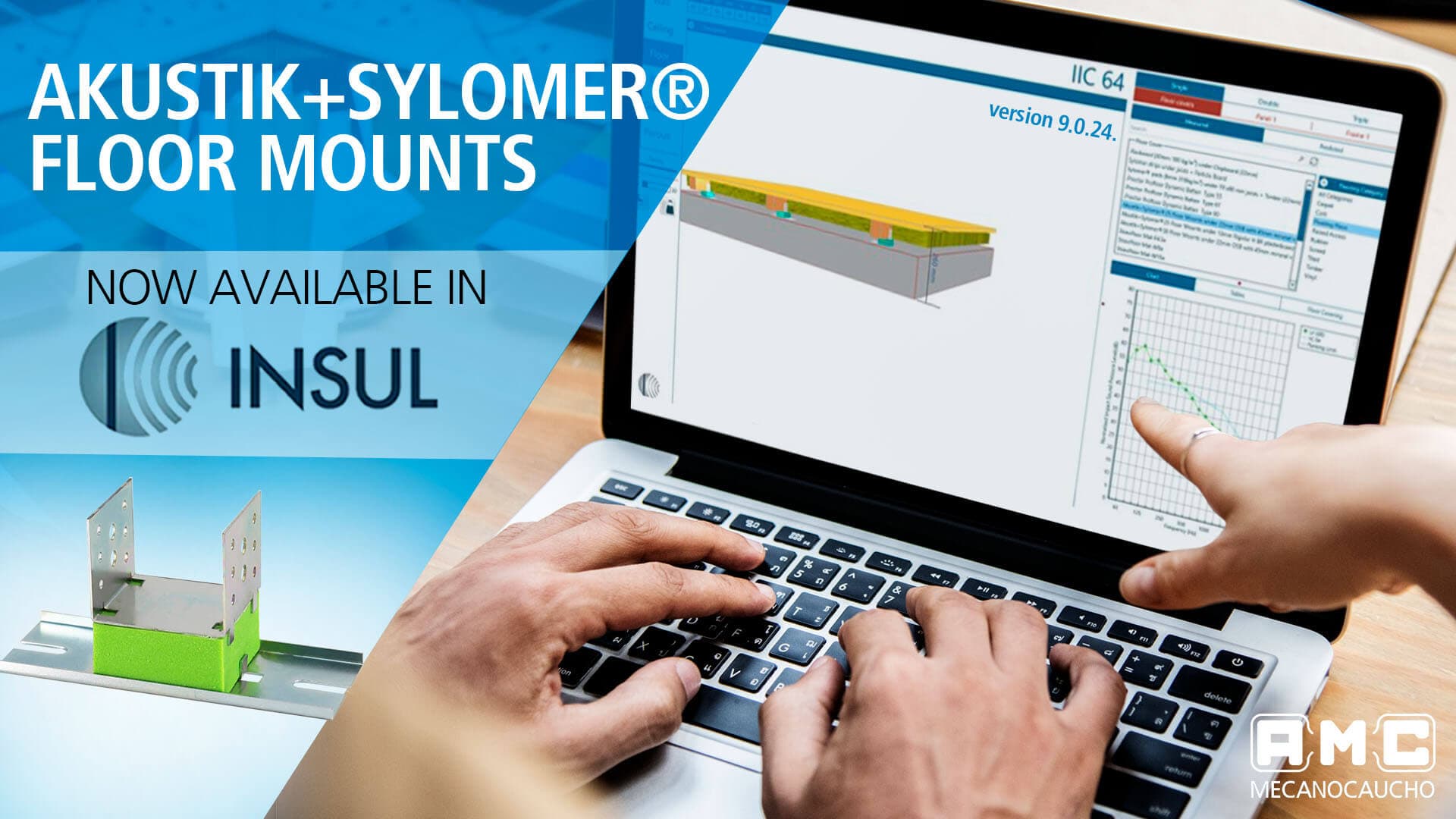 Akustik+Sylomer INSUL prediction software