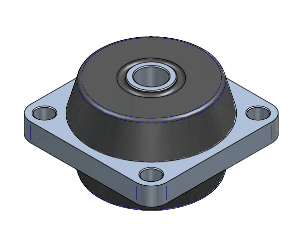 NP-2, anti vibration mount