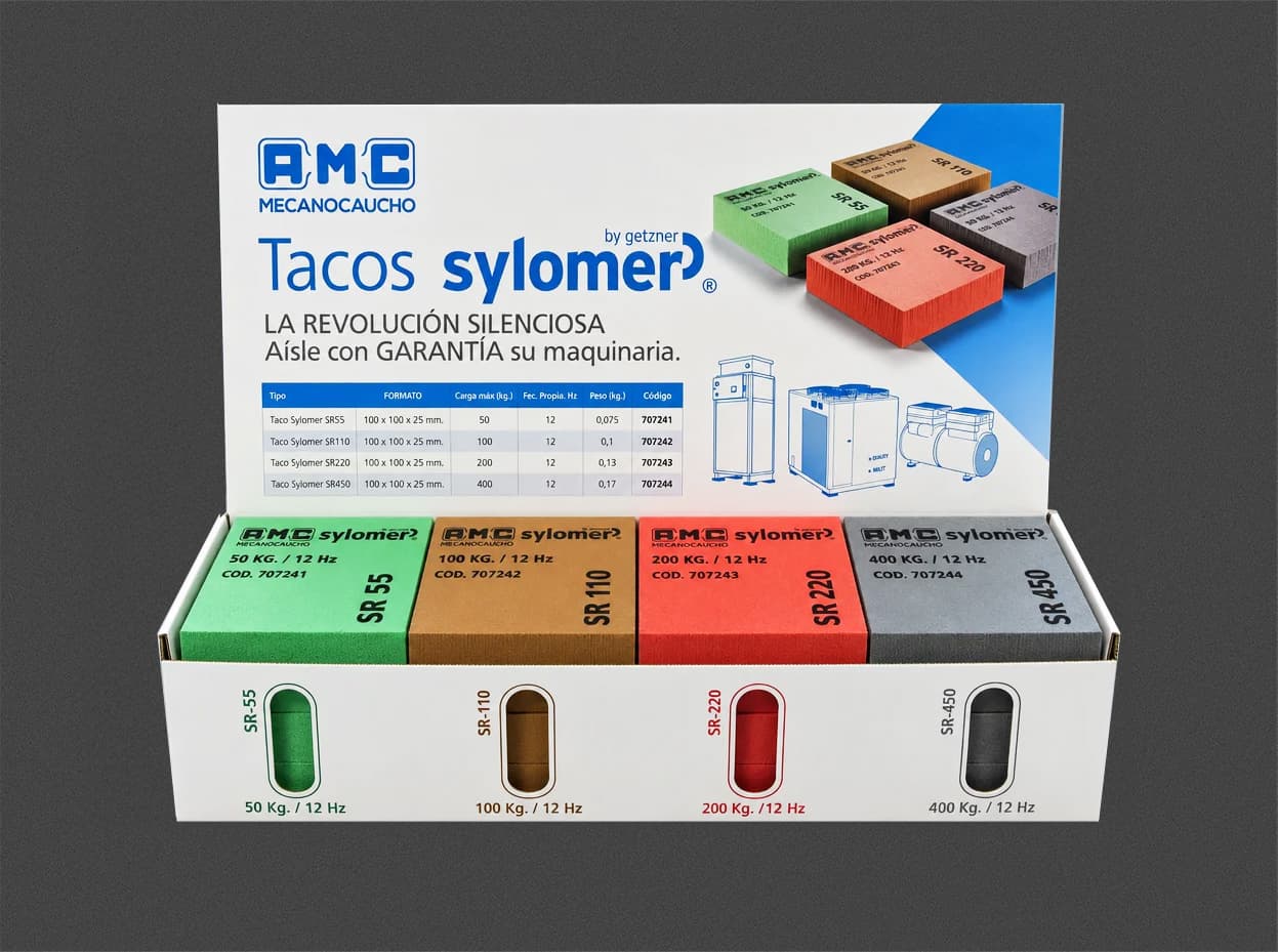 Sylomer pads display (Ref: 755037)