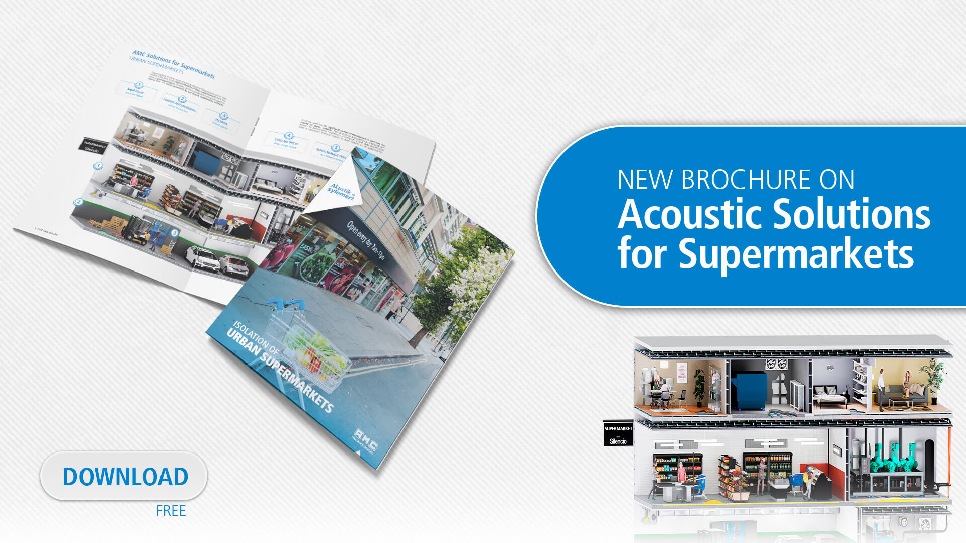 Brochure Acoustic Solutions for supermarkets